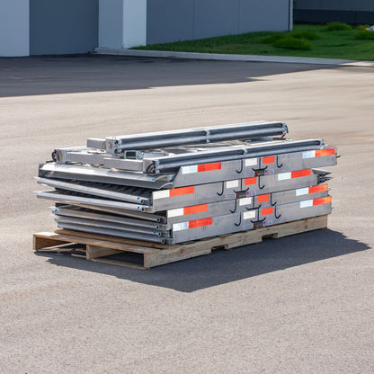 Heavy Duty Ramps | Modular Yard Ramp System | Model 15-84-360-06-MYR | Width 84" Inches | Adjustable Height 15" To 60" | Horsepower 23 HP | For Trucks, Trailers & Loading Docks