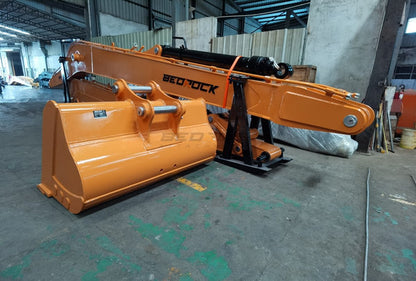Bedrock Attachments  Long Reach Arm and Boom | Reach 59' Ft | Machine Size 30-35 Tons | For Excavators CASE 350C