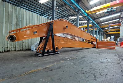 Bedrock Attachments  Long Reach Arm and Boom | Reach 59' Ft | Machine Size 30-35 Tons | For Excavators CASE 350C
