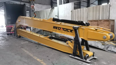 Bedrock Attachments Long Reach Arm and Boom | Model EL320D-18-SCN | Reach 59' Ft | Machine Size 20-23 Tons | For Excavators CAT 320-323D2L