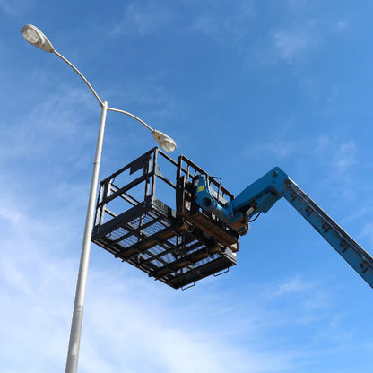 Titan Attachments Man Basket | 72"–116" Width | Platform Depth & Width 4'x6'–4'x9'8" | Fork Pockets 2.5"x6.25" | Machine Size 6–12 Ton (13,000–26,000 lbs) | For Telehandler