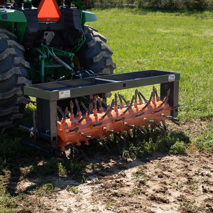 Titan Attachments Drum Plug Aerator | 50" Working Width | 5" Replaceable Plugs | 678–820 lbs | 25–60 HP | For Tractors