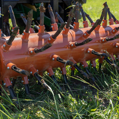 Titan Attachments Drum Plug Aerator | 50" Working Width | 5" Replaceable Plugs | 678–820 lbs | 25–60 HP | For Tractors