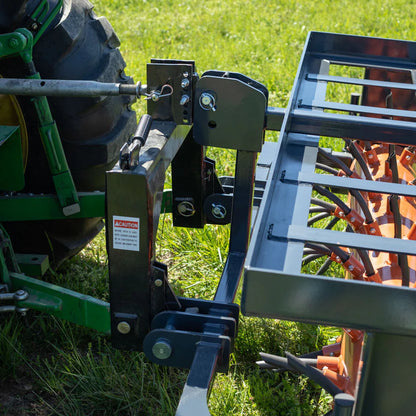 Titan Attachments Drum Plug Aerator | 50" Working Width | 5" Replaceable Plugs | 678–820 lbs | 25–60 HP | For Tractors