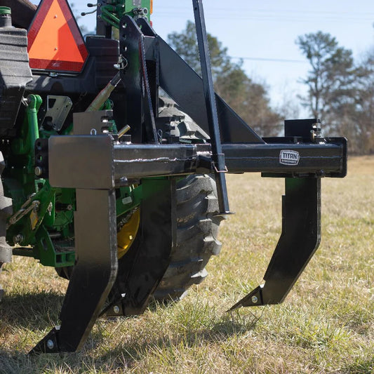 Titan Attachments Subsoiler Ground Ripper | 3 Shank | Adjustable Width 48"–40" | 1.375" Depth Increments | 45–85 HP | For Tractors