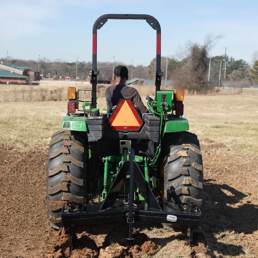 Titan Attachments Subsoiler Ground Ripper | 3 Shank | Adjustable Width 48"–40" | 1.375" Depth Increments | 45–85 HP | For Tractors