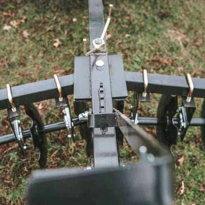 Titan Attachments Disc Harrow | 4' Working Width | 16" Notched Discs | 2" Ball Hitch | Min. 18 HP / 350cc ATV Required | For ATV Tow-Behind