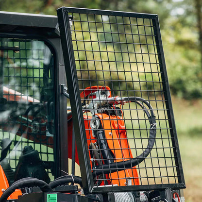 Titan Attachments Logging Winch | 7.5 Ton Pull Capacity | 93' Cable | 51" Width | Oil Flow 10–25 GPM | For Skid Steer