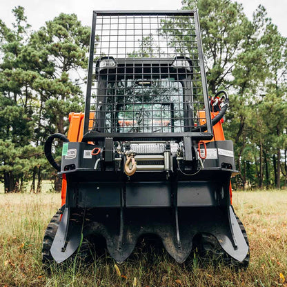 Titan Attachments Logging Winch | 7.5 Ton Pull Capacity | 93' Cable | 51" Width | Oil Flow 10–25 GPM | For Skid Steer