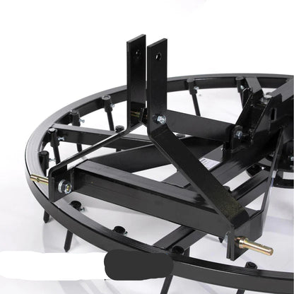 Titan Attachments Arena Spin Harrow | 3 Point Hitch | 75" Width | 35 Hardened Teeth | 273–380 lbs | Horsepower 30 HP | For Tractors