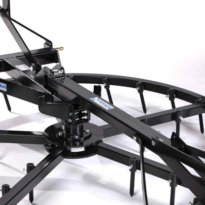Titan Attachments Arena Spin Harrow | 3 Point Hitch | 75" Width | 35 Hardened Teeth | 273–380 lbs | Horsepower 30 HP | For Tractors