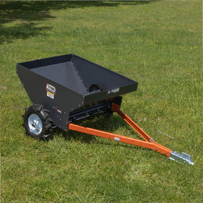 Titan Attachments Manure Spreader | Compact Tow-Behind | 8.7 cu. ft Capacity | 47.5
