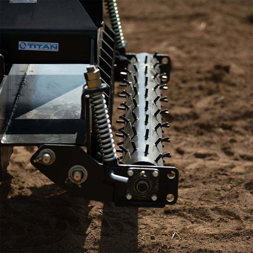 Titan Attachments Soil Pulverizer | 60"–72" Width | AR400 Scarifier Shanks | 0.25" Welded Spikes | 760–780 lbs | Horsepower 25–50 HP | For Tractors