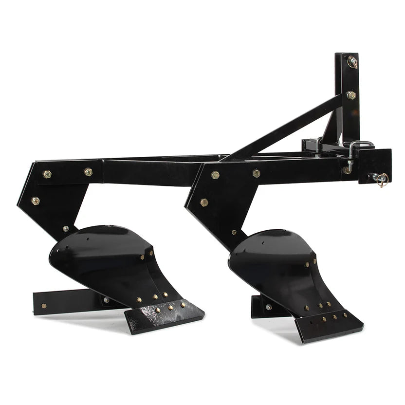 Titan Attachments Double Bottom Turn Plow | 3 Point Hitch | 15.75" Width  | 35–50 HP | For Tractors