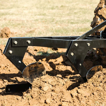 Titan Attachments Double Bottom Turn Plow | 3 Point Hitch | 15.75" Width  | 35–50 HP | For Tractors