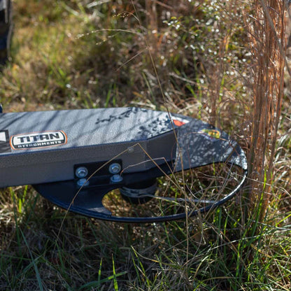 Titan Attachments Trimmer Mower | 3 Point Hitch | 74.5" Width | 22" Cut Diameter | Horsepower 45 HP | For Tractors