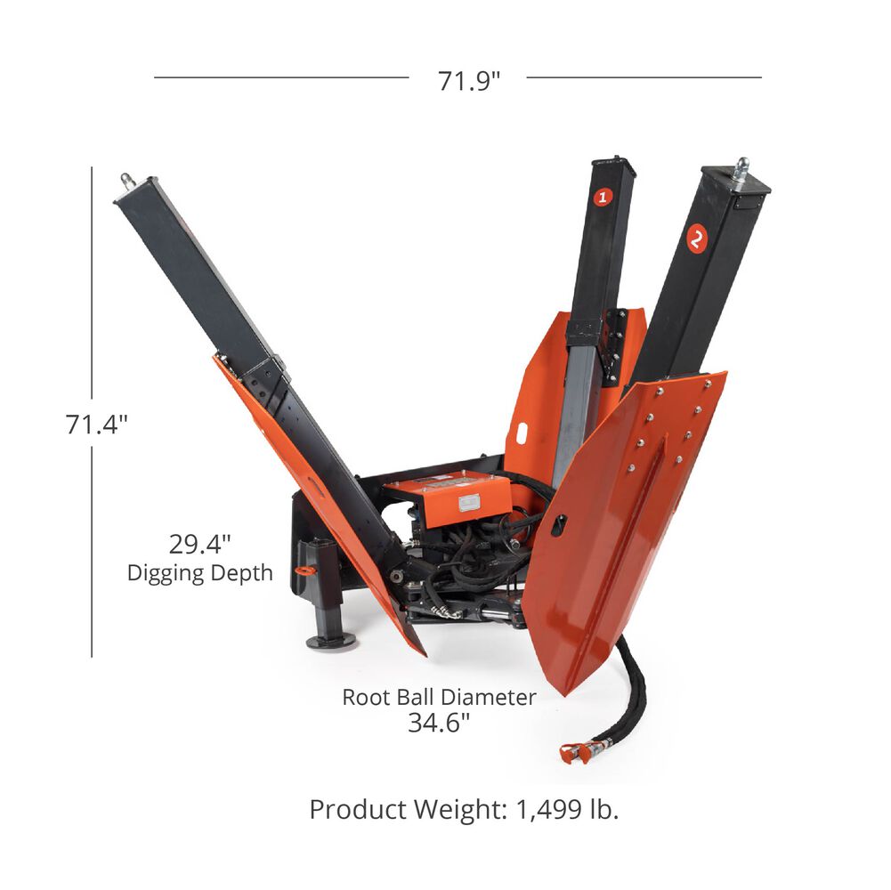 Titan Attachments | Transplanter Tree Spade | For Tractor