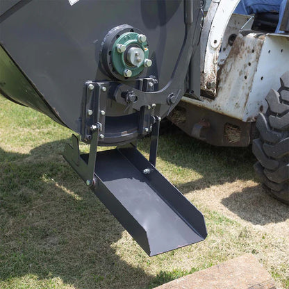 Titan Attachments Concrete Mixer | Hydraulic Auger Drive | 59.25" Width | 17.7 cu ft | 2,700 PSI  | 11–22 GPM | For Skid Steers