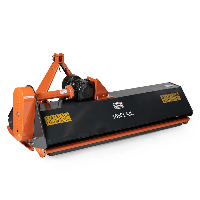 Titan Attachments Flail Mower | 3-Point Hitch | Cutting Width 60"–72" | Up to 3" Mulching | Horsepower30–60 HP | For Tractors