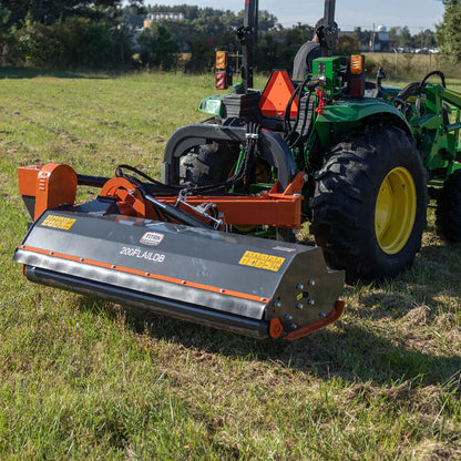 Titan Attachments Offset Flail Ditch Bank Mower | Cutting Width 48"–78" | Hammer Blades | Up to 3" Mulching | Horsepower 20–90 HP | For Tractors