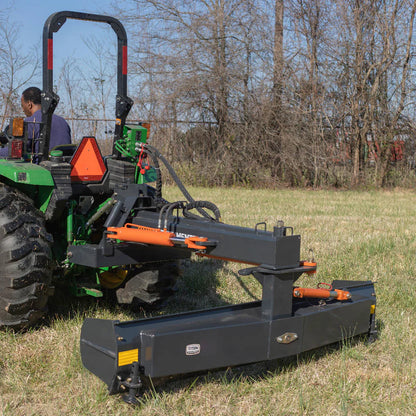 Titan Attachments Rear Blade Attachment | 3-Point Hitch | 84"–93" Width | Manual Tilt | Hydraulic Angle & Offset | Horsepower Up to 80 HP | For Tractors
