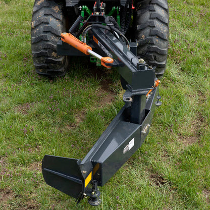 Titan Attachments Rear Blade Attachment | 3-Point Hitch | 84"–93" Width | Manual Tilt | Hydraulic Angle & Offset | Horsepower Up to 80 HP | For Tractors