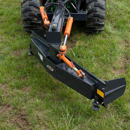 Titan Attachments Rear Blade Attachment | 3-Point Hitch | 84"–93" Width | Manual Tilt | Hydraulic Angle & Offset | Horsepower Up to 80 HP | For Tractors