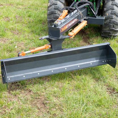 Titan Attachments Rear Blade Attachment | 3-Point Hitch | 84"–93" Width | Manual Tilt | Hydraulic Angle & Offset | Horsepower Up to 80 HP | For Tractors