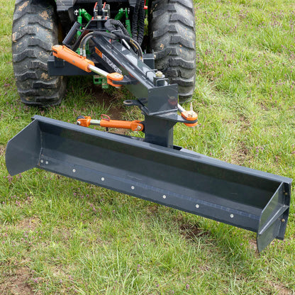 Titan Attachments Rear Blade Attachment | 3-Point Hitch | 84"–93" Width | Manual Tilt | Hydraulic Angle & Offset | Horsepower Up to 80 HP | For Tractors