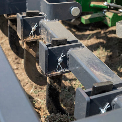 Titan Attachments Land Leveler & Grader | Width 6'–7' Rake | Dual Reversible Blades | 615–663 lbs | Horsepower 30–60 HP | For Tractor