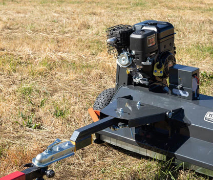 Titan Attachments Flail Mower | 48" Cutting Width | Briggs & Stratton Engine | Tow-Behind | 570 lb | Horsepower 13.5 HP (420cc) | For ATV/UTV