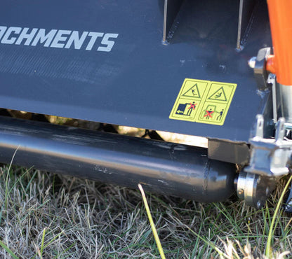 Titan Attachments Flail Mower | 48" Cutting Width | Briggs & Stratton Engine | Tow-Behind | 570 lb | Horsepower 13.5 HP (420cc) | For ATV/UTV