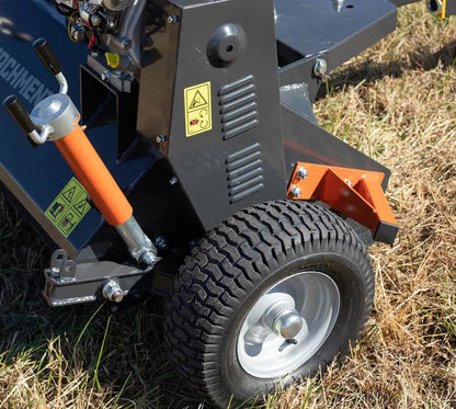 Titan Attachments Flail Mower | 48" Cutting Width | Briggs & Stratton Engine | Tow-Behind | 570 lb | Horsepower 13.5 HP (420cc) | For ATV/UTV