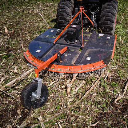 Titan Attachments PRO Series Rotary Cutter | 2″ Mulching Capacity | 5′–6′ Cutting Width | Rear Discharge | Heavy-Duty Brush Mower | 25–90 HP | For Tractors