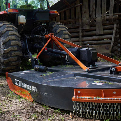 Titan Attachments PRO Series Rotary Cutter | 2″ Mulching Capacity | 5′–6′ Cutting Width | Rear Discharge | Heavy-Duty Brush Mower | 25–90 HP | For Tractors