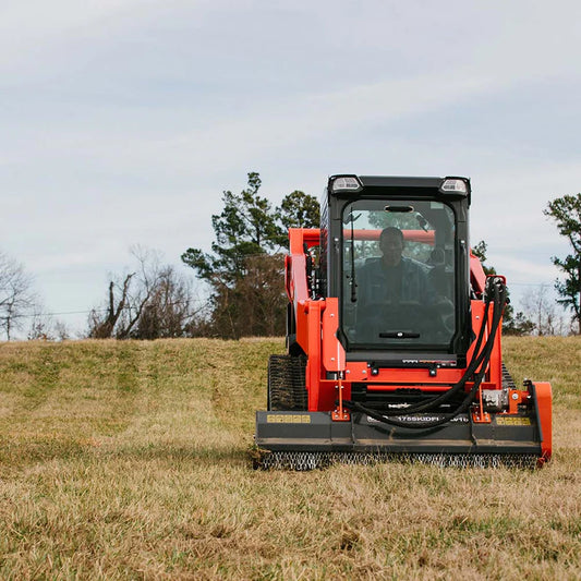 Titan Attachments Flail Mower | Hydraulic Hammer Blade Mulcher | Cutting Width 60" & 68" |  Oil Flow13–21 GPM | For Skid Steers