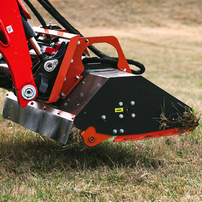 Titan Attachments Flail Mower | Hydraulic Hammer Blade Mulcher | Cutting Width 60" & 68" |  Oil Flow13–21 GPM | For Skid Steers