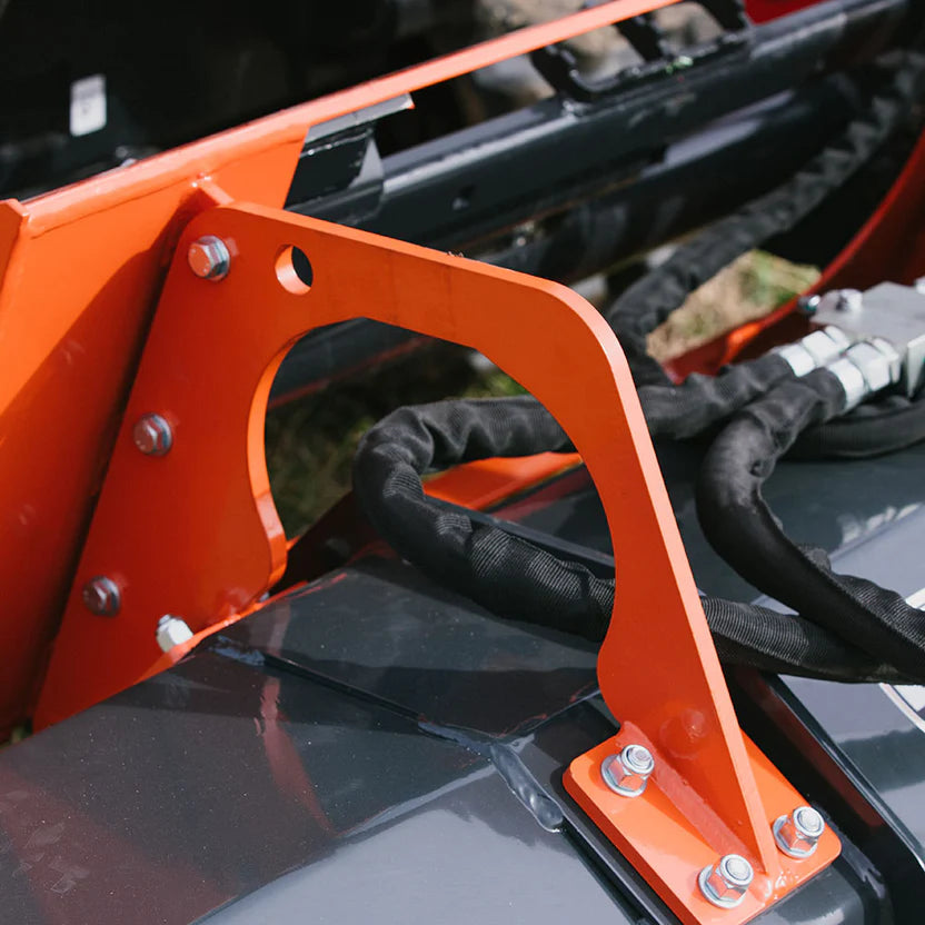 Titan Attachments Flail Mower | Hydraulic Hammer Blade Mulcher | Cutting Width 60" & 68" |  Oil Flow13–21 GPM | For Skid Steers