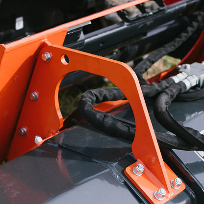 Titan Attachments Flail Mower | Hydraulic Hammer Blade Mulcher | Cutting Width 60" & 68" |  Oil Flow13–21 GPM | For Skid Steers