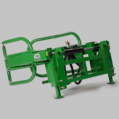 Titan Attachments Round Hay Bale Gripper | Overall Width 55" inches | Horsepower 40-75 HP | For Tractors