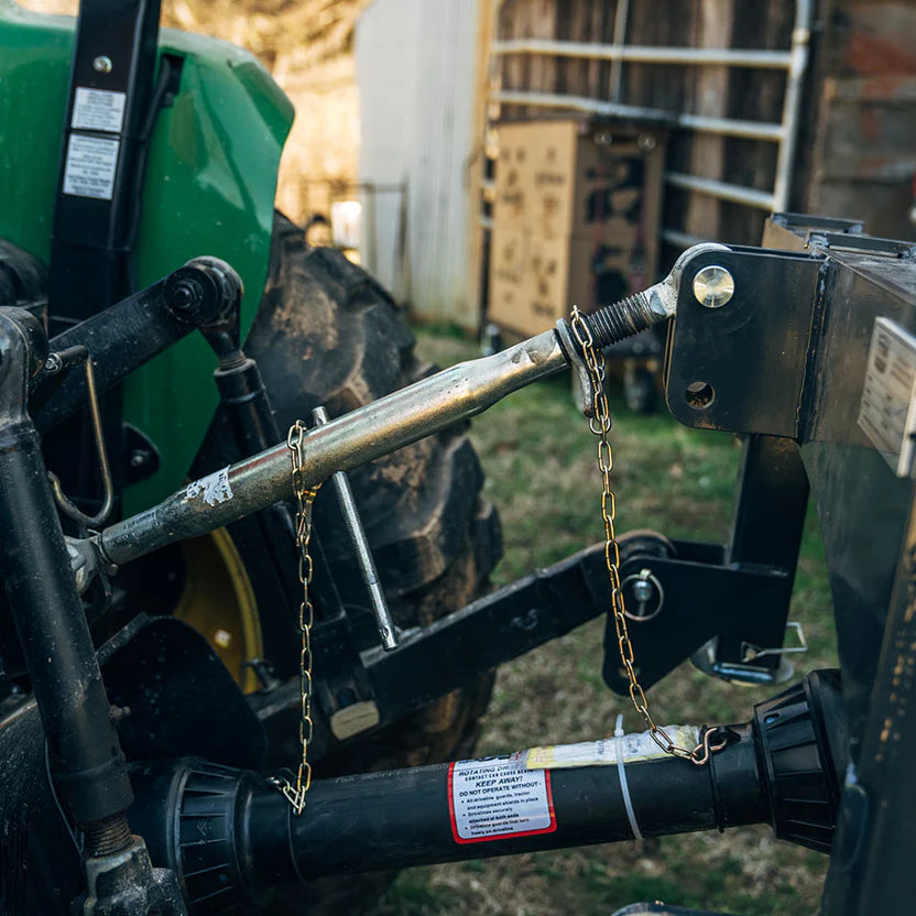 Titan Attachments PTO Stump Grinder | 24" Cutting Wheel | 6.7" Depth | 540 RPM | 15–45 HP | For Tractors