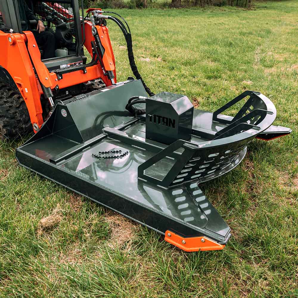 Titan Attachments 60" & 72" Usa Made Skid Steer Brush Cutter  For Skid Steer