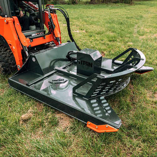 Titan Attachments Brush Cutter | Cutting Width 60" & 72" inches | Hydraulic Flow 18-30 GPM | For Skid Steers