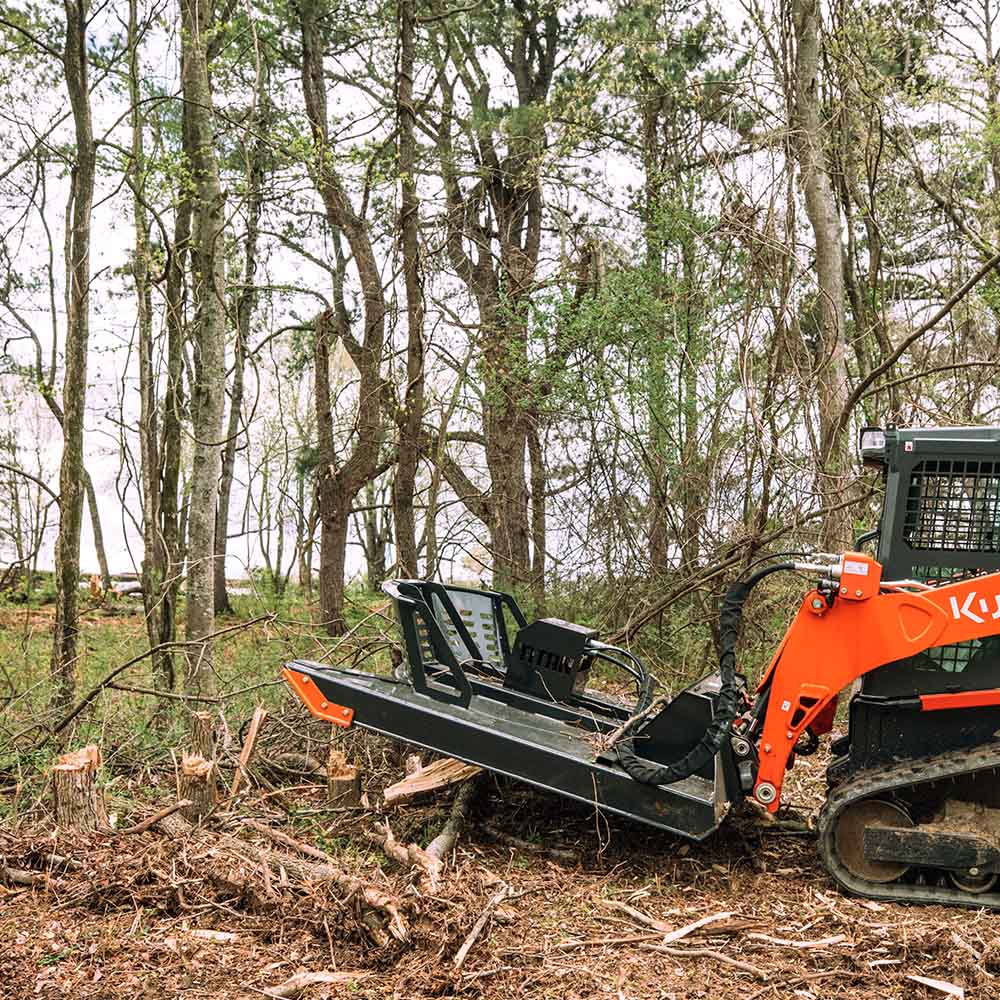 Titan Attachments 60" & 72" Usa Made Skid Steer Brush Cutter