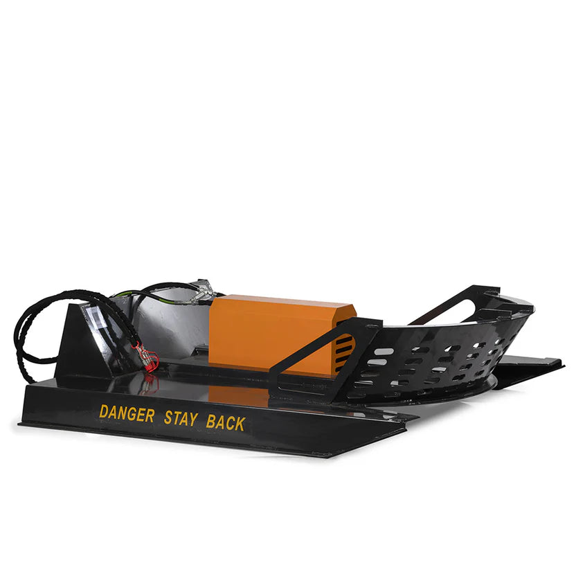 Titan Attachments Economy Series Brush Cutter | 66" Cutting Width | Gear Motor | 3" Dia. Capacity | 14–20 GPM Flow | For Skid Steer