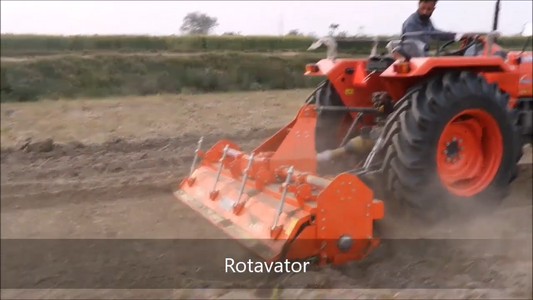 Fieldking | Robust Series Single Speed Rotary Tiller | Model FKDRTSG Series | Widths 4' To 7.5' | Horsepower 35 To 70 HP | For Tractors