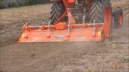 Fieldking | Robust Series Four Speed Rotary Tiller | Model FKDRTMG Series | Widths 5'6" To 9' | Multi-Speed Gearbox | Horsepower 45 To 90 HP | For Tractors
