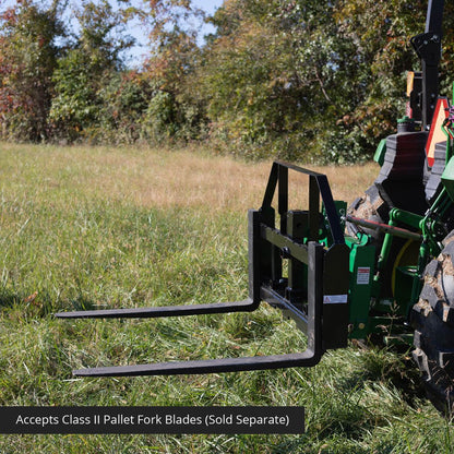 Northstar Attachments Pallet Forks 3-Point Hitch | Model 1200 | Capacity 1500 lbs | 20–45 HP | For Tractors