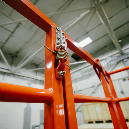 Titan Attachments Safety Cage | Forklift Platform | 45" x 43" Interior | 1,200 lb Capacity | 247 lbs | Standard Forks | 2–3 tons (4,000–6,000 lbs) | For Telehandler