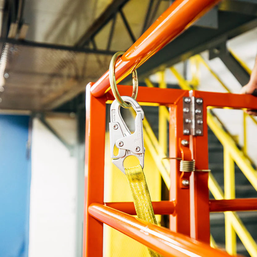 Titan Attachments Safety Cage | Forklift Platform | 45" x 43" Interior | 1,200 lb Capacity | 247 lbs | Standard Forks | 2–3 tons (4,000–6,000 lbs) | For Telehandler